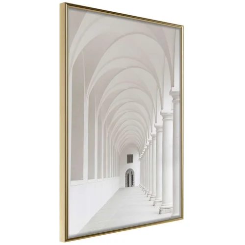  Poster - White Colonnade 40x60