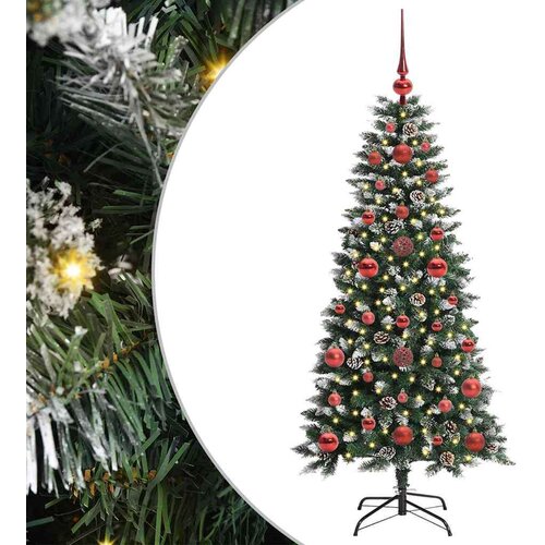 VidaXL Umjetno božićno drvce s stalakom Zelena 50 x 50 x 120 cm Slike