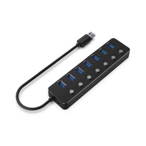  USB HUB 3.1 (Gen 1) 7 port sa prekidacima GEMBIRD UHB-U3P7P-01 Cijene