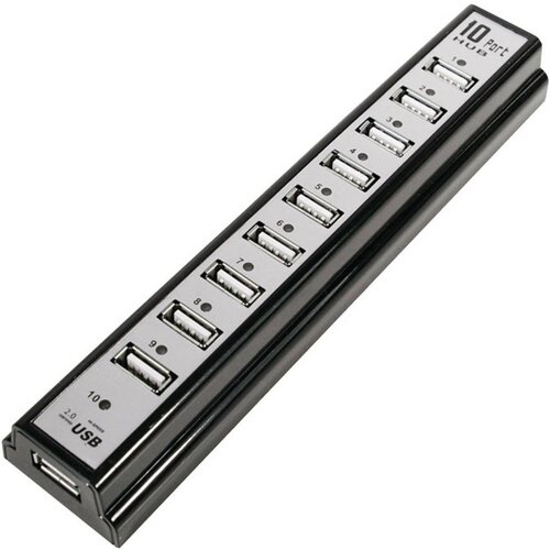 Logilink USB 2.0 hub 10-port with power supply, UA0096 Cene