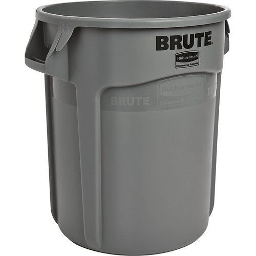 Rubbermaid Univerzalna posoda BRUTE® z okroglim pokrovom, prostornina 75 l, sive barve Cene