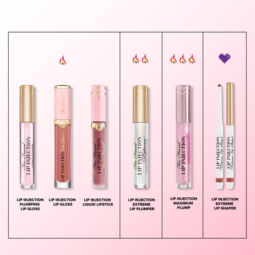Too Faced Lip Injection Extreme Lip Shaper črtalo za ustnice za dolgotrajajoč volumen odtenek Happily Ever After 0,38 g Slike