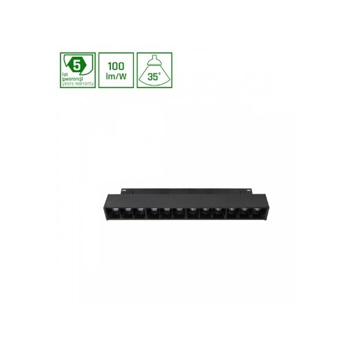  Е inska rasveta System Shift Grid S 12W crni WLD+40011 Cene