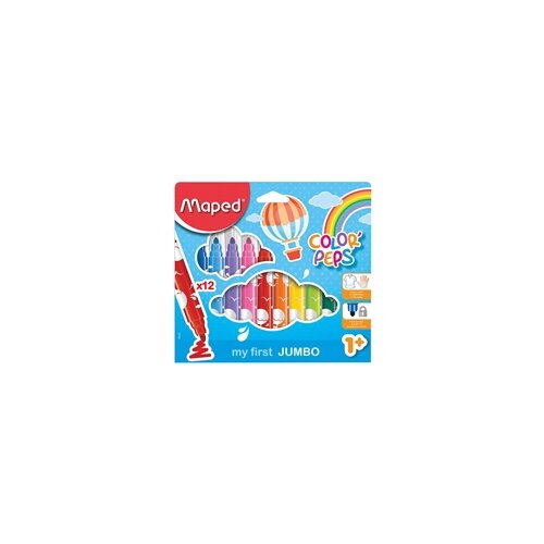Maped Flomasteri Color&amp;amp;apos;peps Maxi, 5 mm, 12 komada Slike