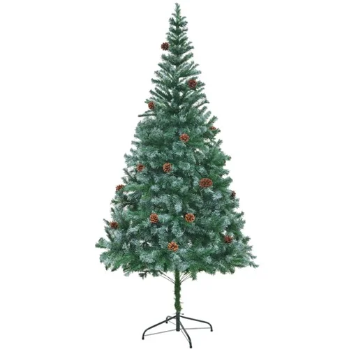 Den Umetna Novoletna Jelka s Storži 210 cm