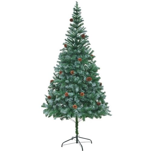  Umetna Novoletna Jelka s Storži 210 cm Slike