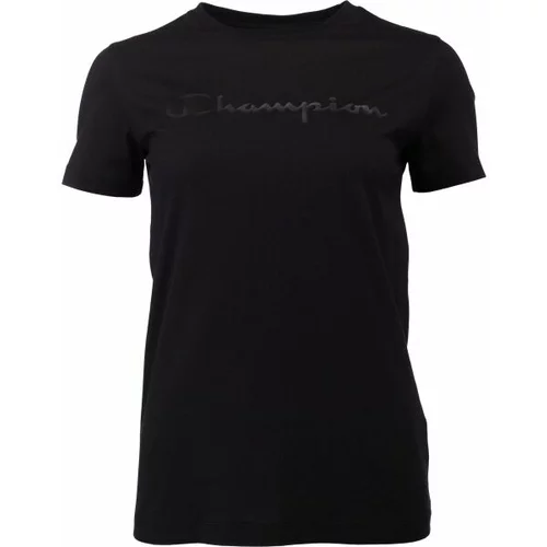 Champion CREWNECK T-SHIRT Ženska majica, crna, veličina