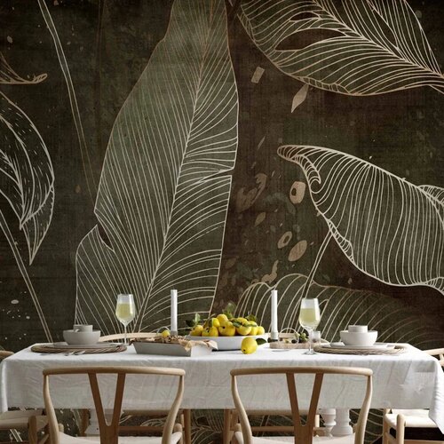  Foto tapeta - In a labyrinth of leaves 250x175 Cene