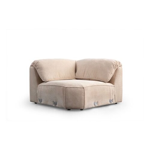 Atelier Del Sofa Kutna garnitura Flamingo, 335x405x105 cm, Krem-narandžasta Slike