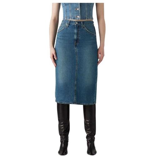 Levi's Levis - denim midi suknja Cene