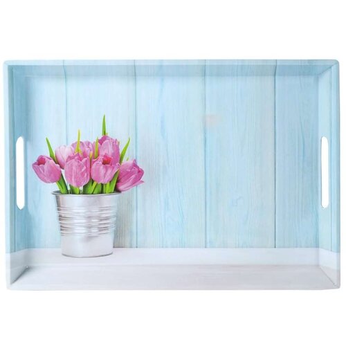 Kesper ksp77392 poslužavnik 50 x 35 x 4.5 cm tulipani Cene