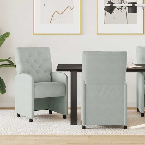  Blagovačke stolice s kotačima 2 pcs Svjetlosiva 58 x 67 x 97 cm Cene