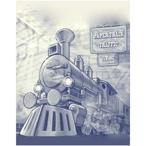 Steam paper train traffic key global Cene