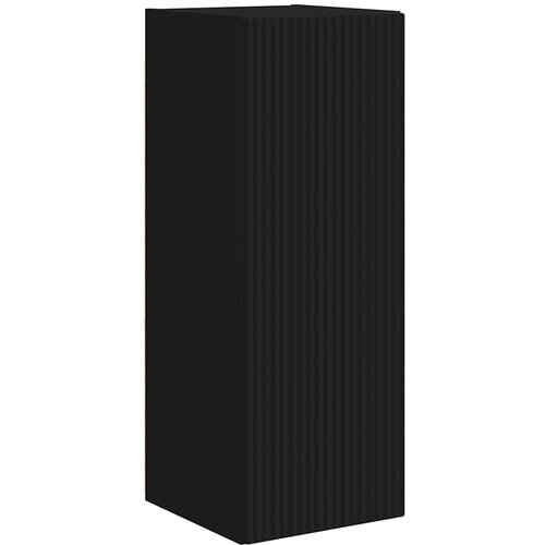  zidni ormar 2 pcs Crna 30 x 31 x 80 cm Konstruirano drvo Slike