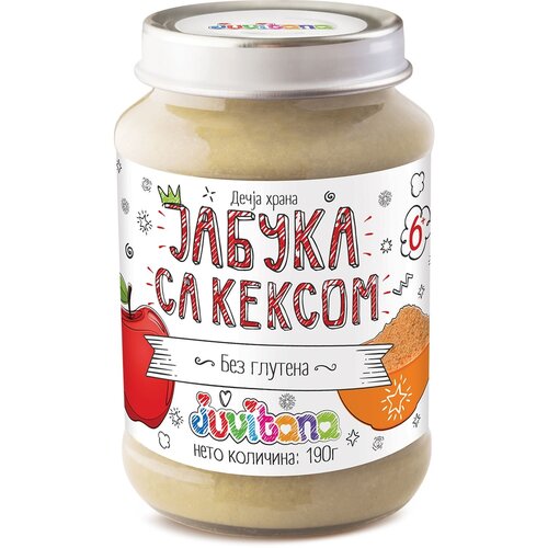 Juvitana kašica jabuka keks 190g Cene