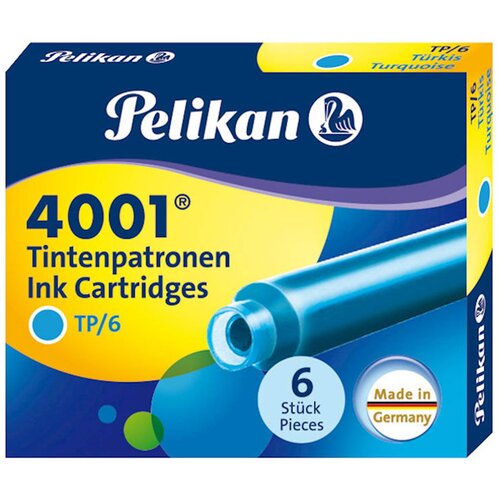 Pelikan Črnilni vložek TP/6, turkizna Slike