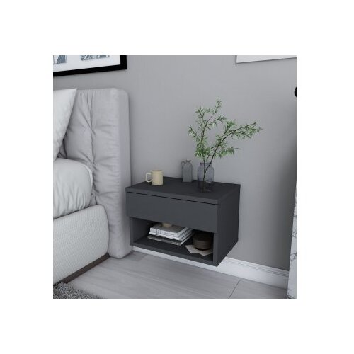 Hanah home Jamot Noćni ormarić, 44,6x29x31,9 cm, Siva Slike