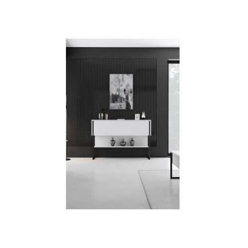 Hanah home komoda luxe black white Slike