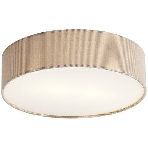 QAZQA Sodobna stropna svetilka taupe z žametnim senčilom 38 cm 2-luči - Luz Cene