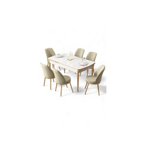 Hanah home Trpezarijski set, 7 dijelova, svijetlozelena Cijene