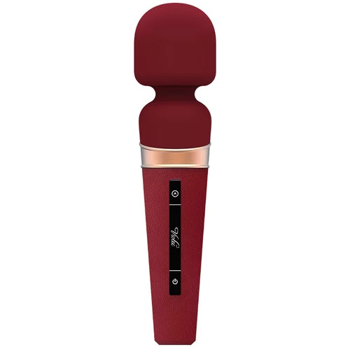 Viotec Titan Wand Vibrator Gold & Wine Red