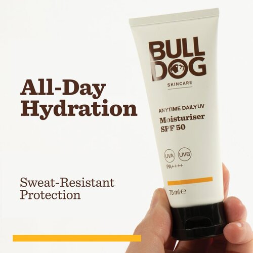 Bull Dog Anytime Daily UV Moisturiser vlažilna krema SPF 50 75 ml Slike