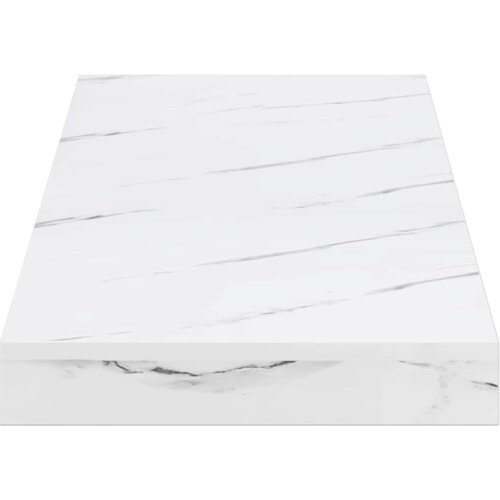  Polica na zidu Zidne 2 pcs Bijeli mramor 60 x 23,5 x 4 cm Slike