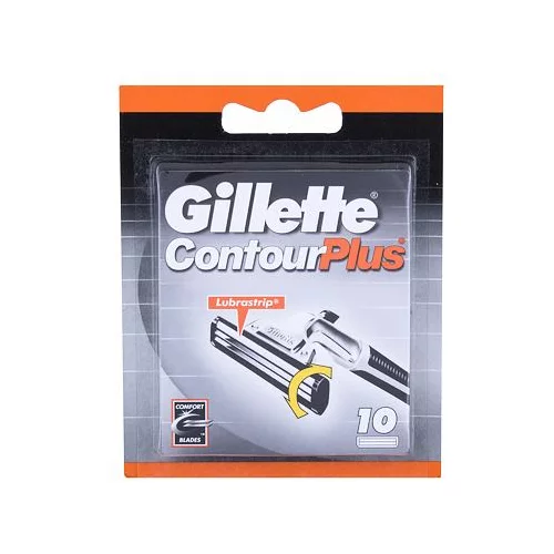 Gillette contour plus nadomestne britvice 10 ks za moške
