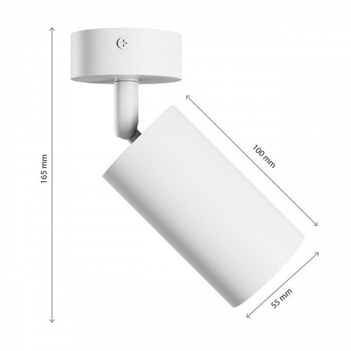 Spectrum ZIDNA LAMPA 1XGU10 SQUALLA BELA Cene