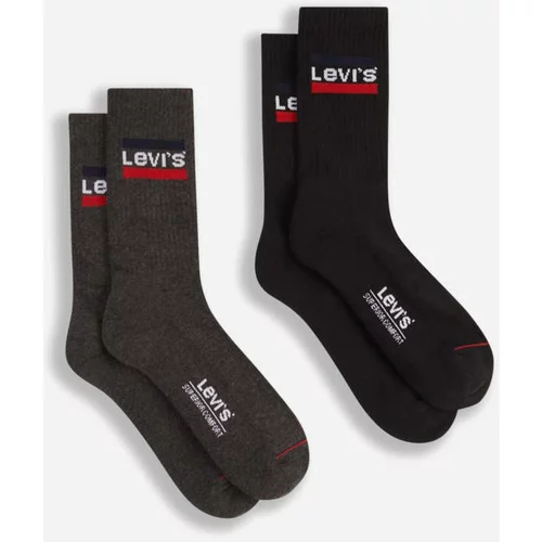 Levi's Čarape Regular Cut Sprtwr Logo 2 paketa 37157-0153