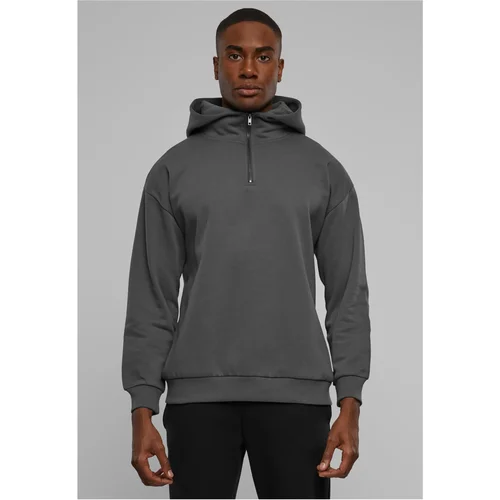 Urban Classics Men's Zipped High Neck Sweatshirt Grey