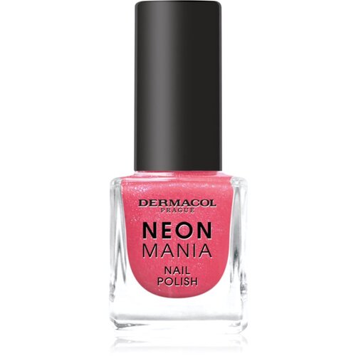 Dermacol Neon Mania lak za nohte odtenek 7 Coral Sunset 5 ml Slike