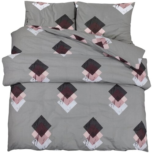 Maison Chic Komplet posteljnine - Posteljnina siva 200x220 cm bombaž, (21786790) Cene