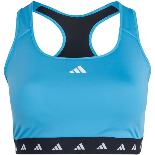 Adidas Sportski grudnjak ' Powerreact ' plava / crna / bijela