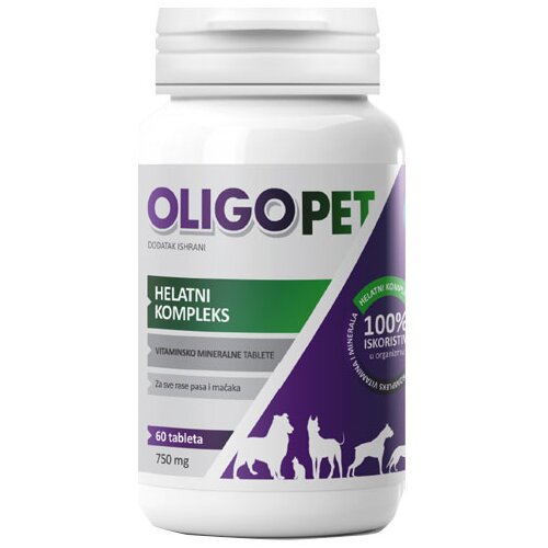 Interagrar suplement za pse i mačke 750mg OligoPet 60 tbl Cene