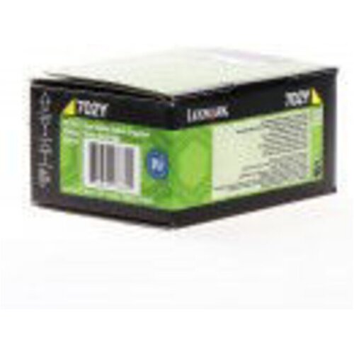 Lexmark 702Y R toner cartridge 1 pc(s) Original Yellow Cijene