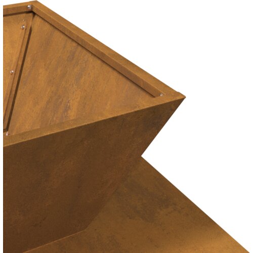 VidaXL Vatra 50 x 50 x 40 cm Corten čelik Slike