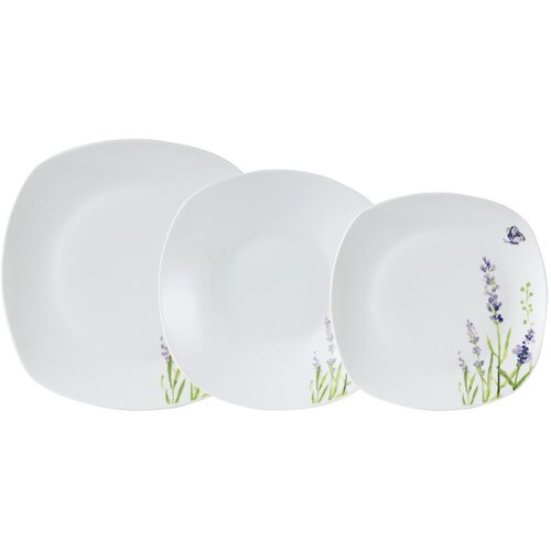 Alpeks Home ALPEKSHOME, JEDILNI SERVIS SIVKA, 18 DELNI SET KROŽNIKOV, (22153497) Cene