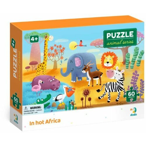  puzzle 60 delova zivotinje iz afrike Cene