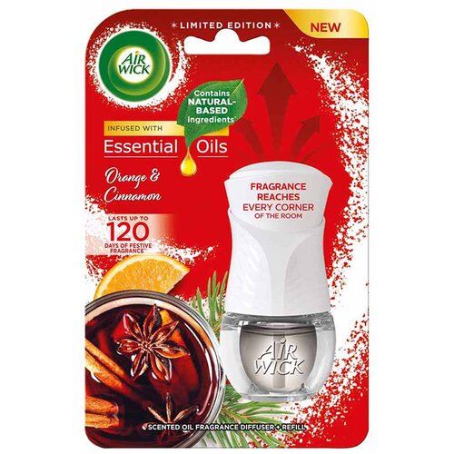 Air Wick električni komplet orange&cinnamon 19ml Slike
