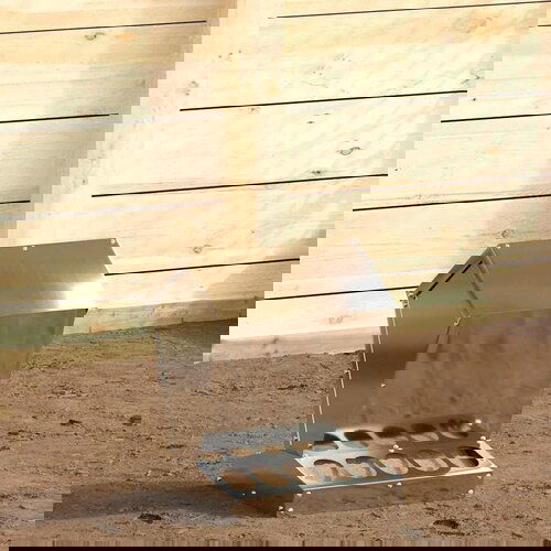 vidaXL hranilica za piliće srebrno 30 x 30 x 39 cm cinkani čelik Cijene