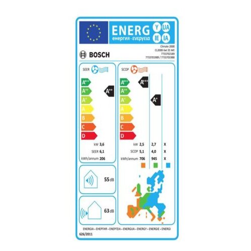Bosch klimatska naprava Climate CL2000-Set 35 WE Slike