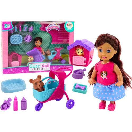  Lutka za igru Kennel sa psićem i kolicima - 16 pcs. Cijene