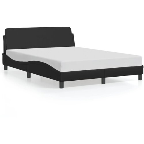 VidaXL Okvir za krevet Dover crni 137x190 cm od umjetne kože - Crna 137 x 190 cm Slike