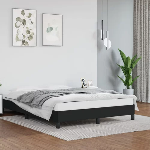 vidaXL Okvir za krevet crni 140x190 cm od umjetne kože