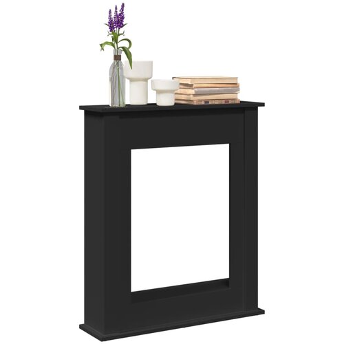 vidaXL Okvir za kamin crni 75 x 20 x 87,5 cm od konstruiranog drva Cene