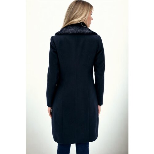 Dewberry Z6643 WOMEN'S COAT-NAVY-1 Cene