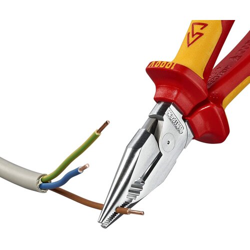 Knipex 1000V izolovana kombinovana &amp;scaron;pic kle&amp;scaron;ta 185mm (08 26 185) Slike