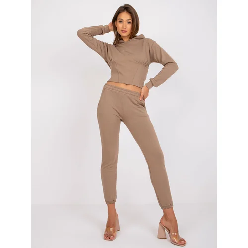 ex moda Set-EM-KMPL-378.04-dark beige