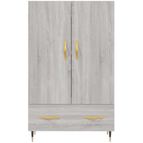 vidaXL Visoka komoda siva boja hrasta 69 5x31x115 cm konstruirano drvo Cene